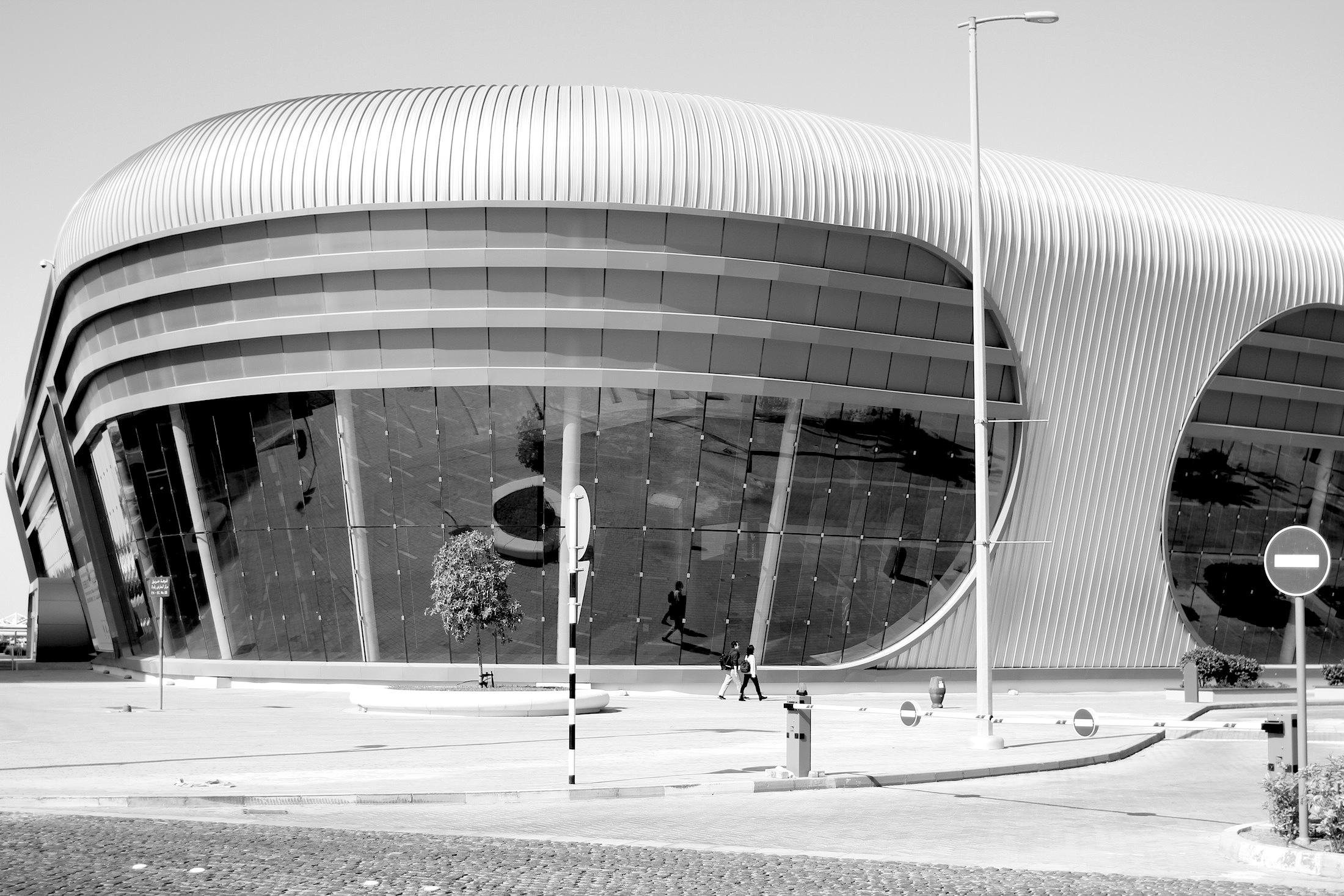 The ADNEC complex was designed by RMJM Architects.