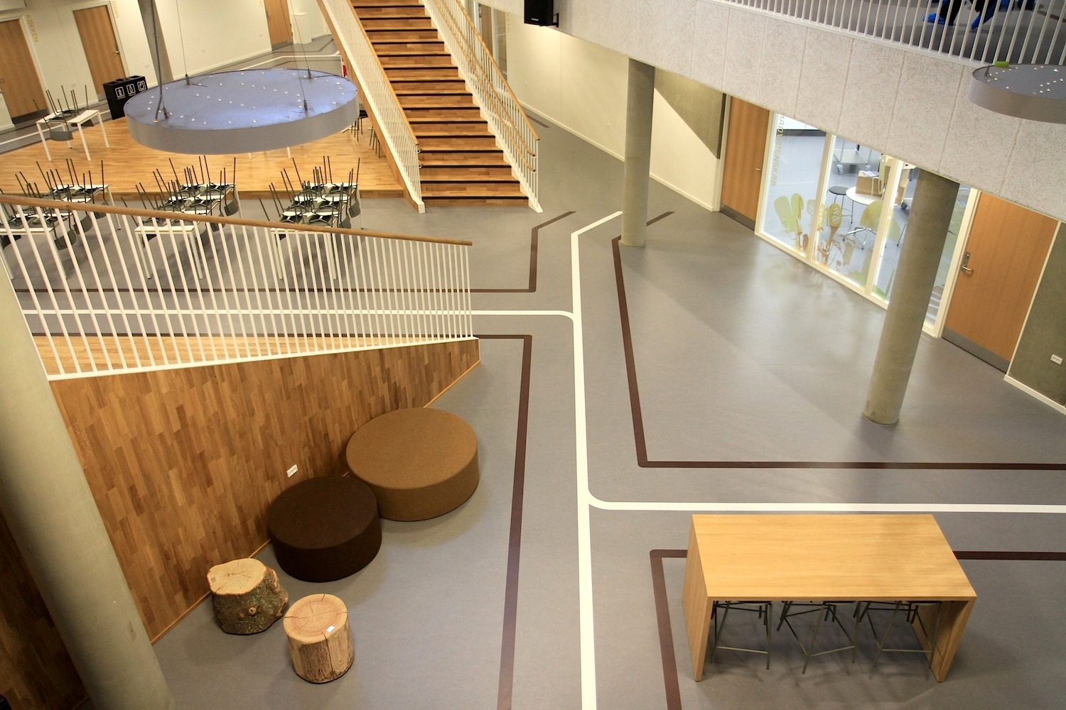 "Interplay" ist eines der Kernbegriffe für den Schulneubau des renommierten Büros CEBRA aus Aarhus.