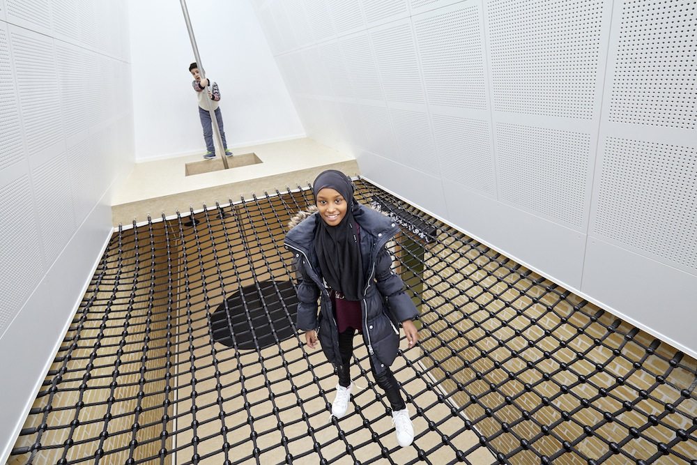 Søndervangskolen, Aarhus. Die Beteiligten veränderten die Lehrmethoden, die durch die Architektur reflektiert wurden.