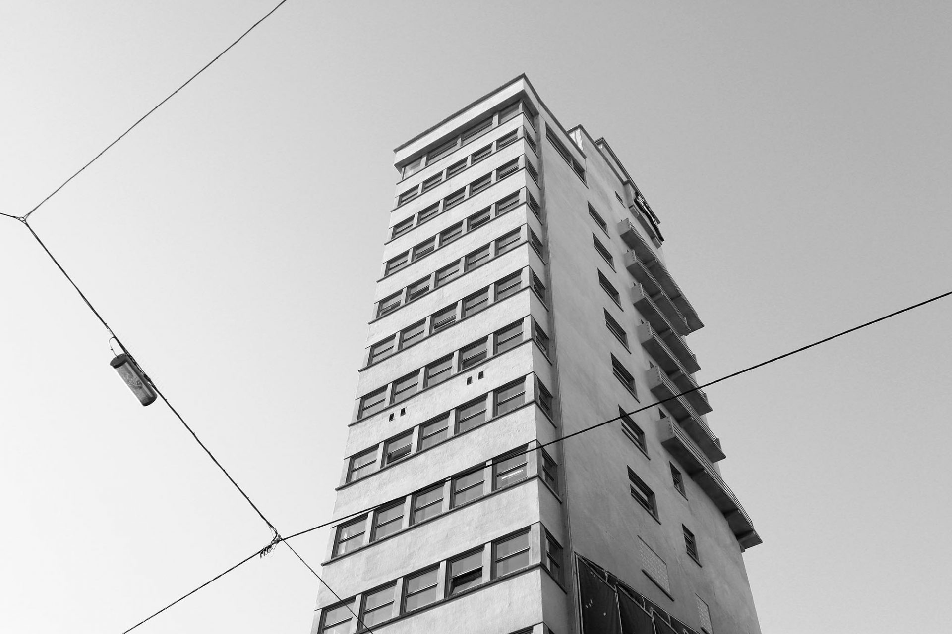 Tagblatt-Turm. Amerikanisch inspiriertes Hochhaus.