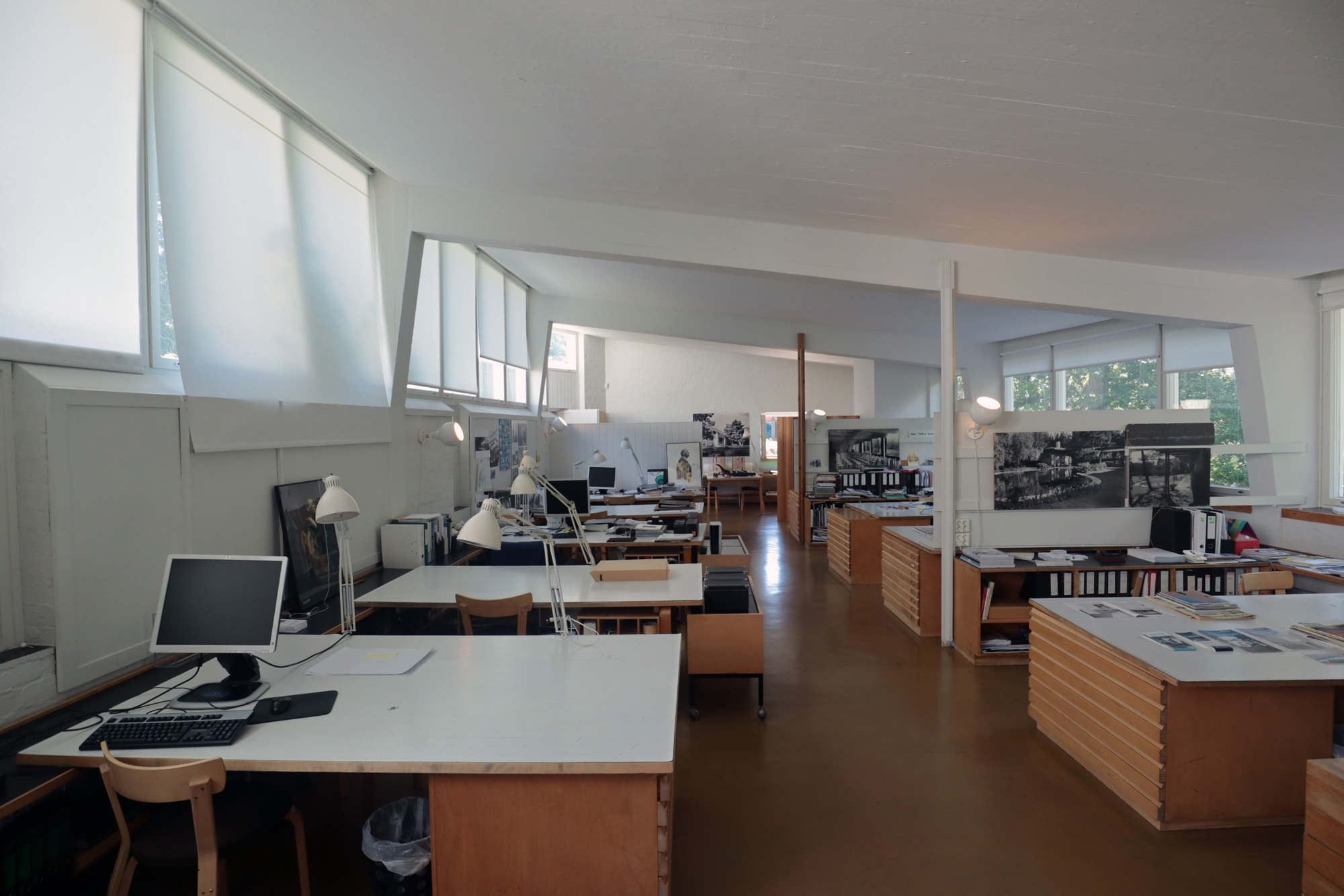 Das Bauwerk entstand 1955 nach einem Entwurf von Alvar Aalto.