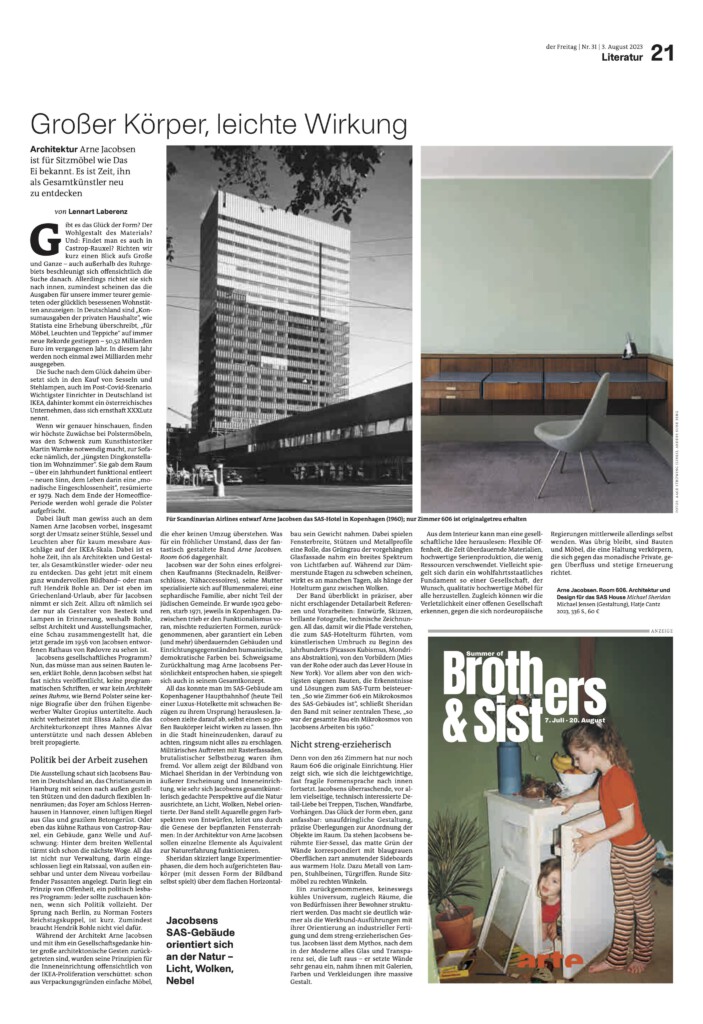 "Großer Körper, leichte Wirkung" von Lennart Laberenz