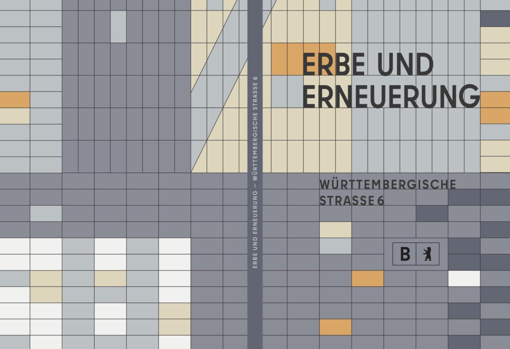 Die Broschüre „Erbe und Erneuerung – Württembergische Straße 6“ dokumentiert die Geschichte, Nutzung und Sanierung des Verwaltungsgebäudes der Senatsverwaltung für Stadtentwicklung, Bauen und Wohnen in Berlin-Wilmersdorf (SenStadt). Sie entstand im Auftrag der SenStadt, konzipiert und redaktionell umgesetzt von THE LINK in Zusammenarbeit mit der Kommunikationsabteilung. Der 152-seitige Band im DIN-A4-Format erschien im Frühjahr 2025. Er gliedert sich in drei Kapitel – Entstehung, Nutzung und Wandel – und beleuchtet das Bürohochhaus von 1954/56 als Symbol der Nachkriegsmoderne, als Ort der Berliner Verwaltungsgeschichte und als Beispiel denkmalgerechter Sanierung und energetischer Transformation. Ergänzt wird die Publikation durch einen Zeitstrahl, technische Daten, historische und aktuelle Fotografien sowie Detailaufnahmen. Gestaltung und Inhalt folgen dem Ansatz, Fachinformation und visuelle Erzählung zu verbinden.