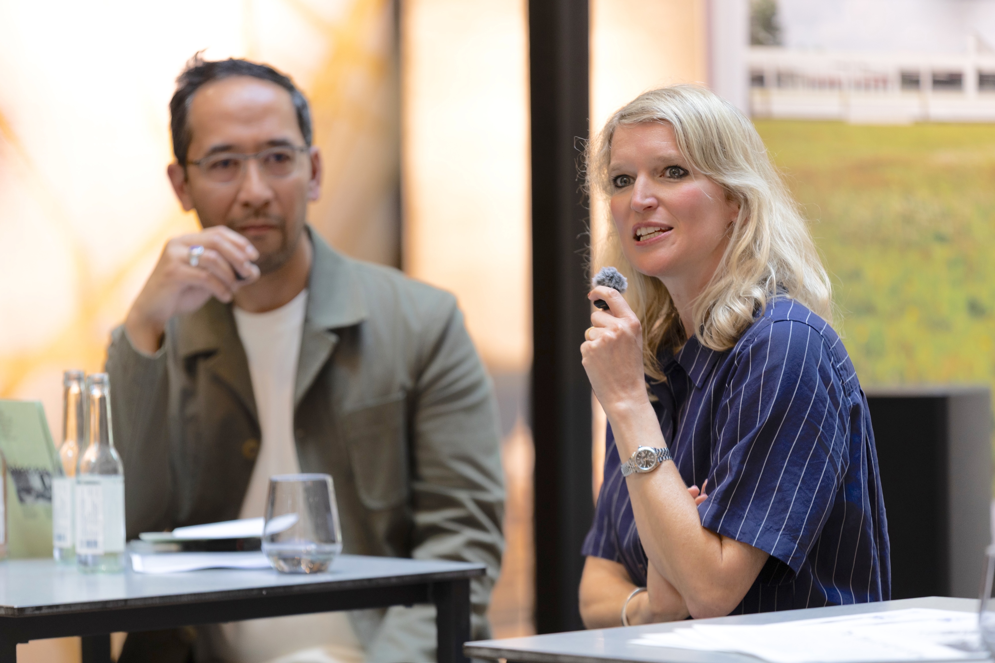 Cobe Associate und Design Director Caroline Nagel sprach im LIVING BERLIN über (nordische) Architektur, Transformation und öffentlichen Raum – im Dialog mit Jan Dimog, dem Co-Kurator von Nordic Masterpieces 