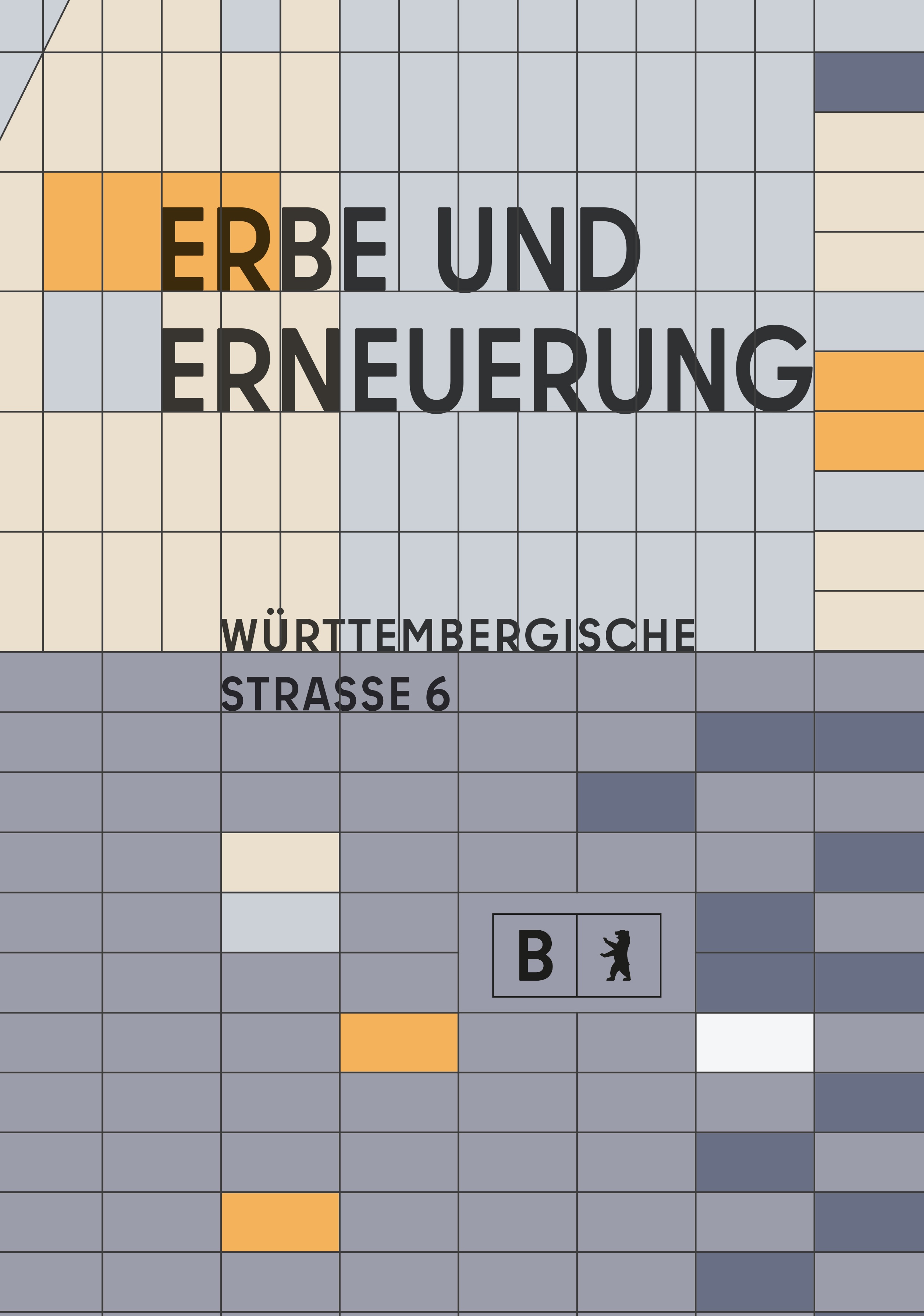 Die Broschüre „Erbe und Erneuerung – Württembergische Straße 6“ dokumentiert die Geschichte, Nutzung und Sanierung des Verwaltungsgebäudes der Senatsverwaltung für Stadtentwicklung, Bauen und Wohnen in Berlin-Wilmersdorf (SenStadt). Sie entstand im Auftrag der SenStadt, konzipiert und redaktionell umgesetzt von THE LINK in Zusammenarbeit mit der Kommunikationsabteilung. Der 152-seitige Band im DIN-A4-Format erschien im Frühjahr 2025. Er gliedert sich in drei Kapitel – Entstehung, Nutzung und Wandel – und beleuchtet das Bürohochhaus von 1954/56 als Symbol der Nachkriegsmoderne, als Ort der Berliner Verwaltungsgeschichte und als Beispiel denkmalgerechter Sanierung und energetischer Transformation. Ergänzt wird die Publikation durch einen Zeitstrahl, technische Daten, historische und aktuelle Fotografien sowie Detailaufnahmen. Gestaltung und Inhalt folgen dem Ansatz, Fachinformation und visuelle Erzählung zu verbinden.